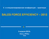  3-  - Sales Force Efficiency-2012