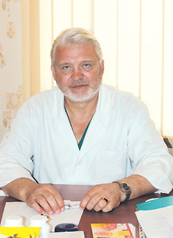 Александр Беруненко, заведующий урологическим отделением городской клинической больницы № 5, г. Запорожье