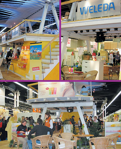 Стенд компании «Weleda» на выставке «BioFach» (Нюрнберг, февраль 2006 г.) 