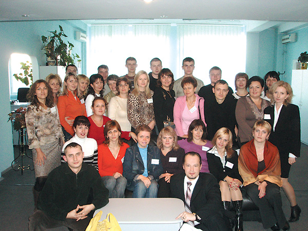 Коллектив компании «Конарк Интелмед» всегда рад встречам с партнерами. Во время тренинга для компании «Альба Украина».