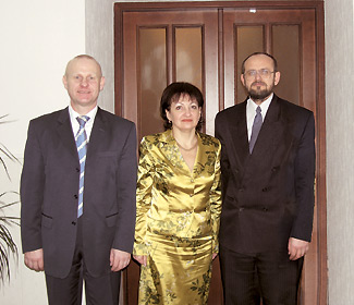 Участники остались довольны результатами конференции. Слева направо: Валерий Шаповалов, Виктория Шаповалова, Игорь Линский