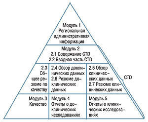 Схема досье в формате CTD