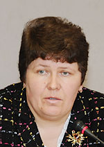 Лариса Полікова, головний лікар Близнюківської центральної районної лікарні Харківської обл.