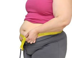 Избыточное отложение жиров в области живота способствует развитию булимии?