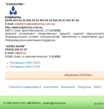 Как найти список поставщиков, которые были актуальны на предыдущей неделе на сайте «Еженедельника АПТЕКА»